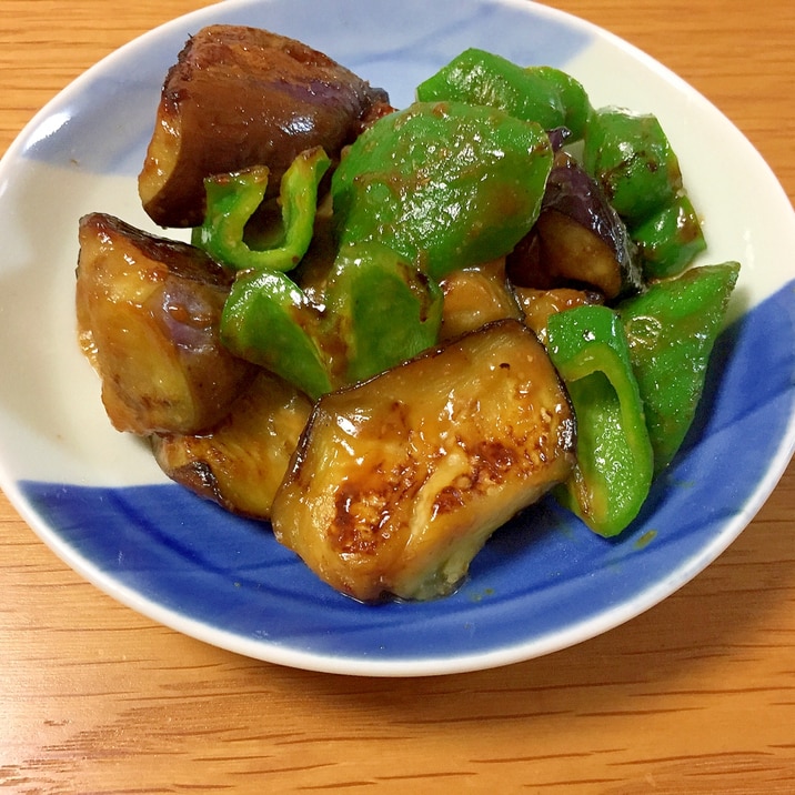 ピーマンと茄子の味噌炒め